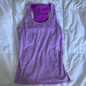 Rabbit Purple Athletic Tank Top